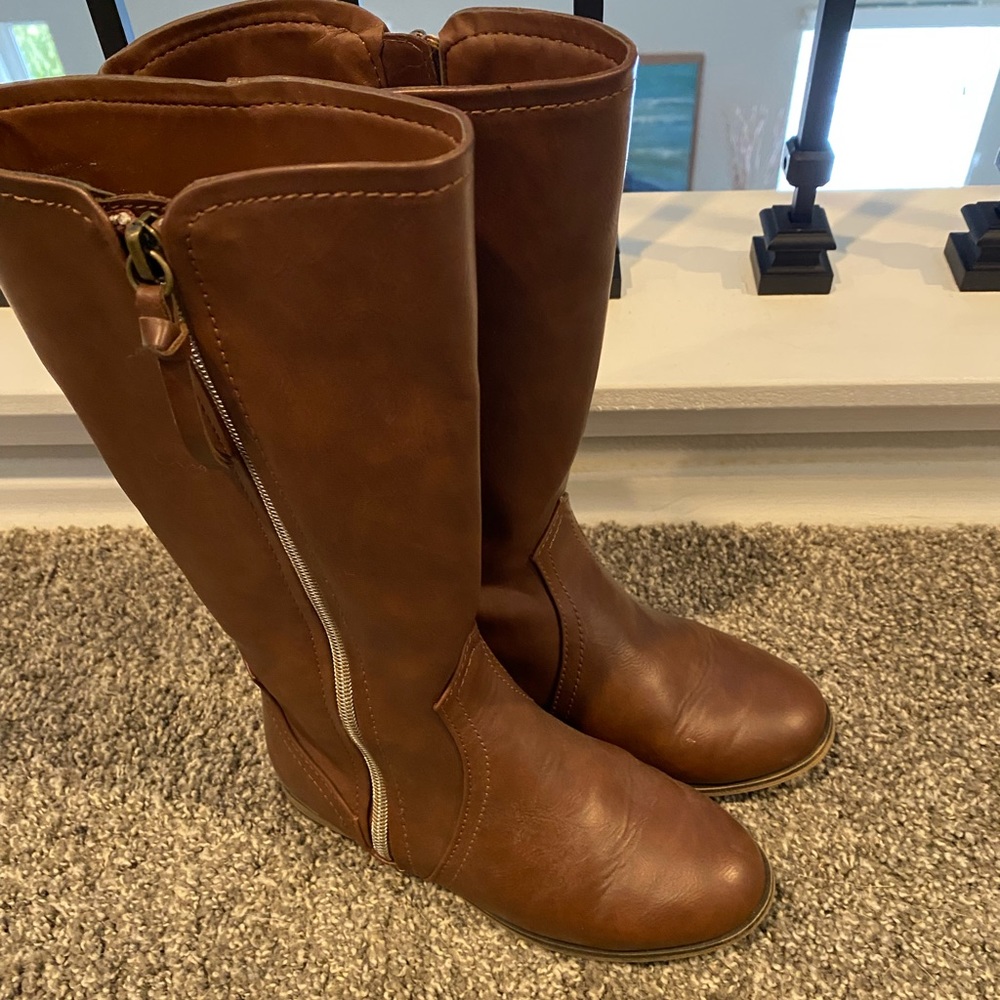 Cat & Jack brown tall boots